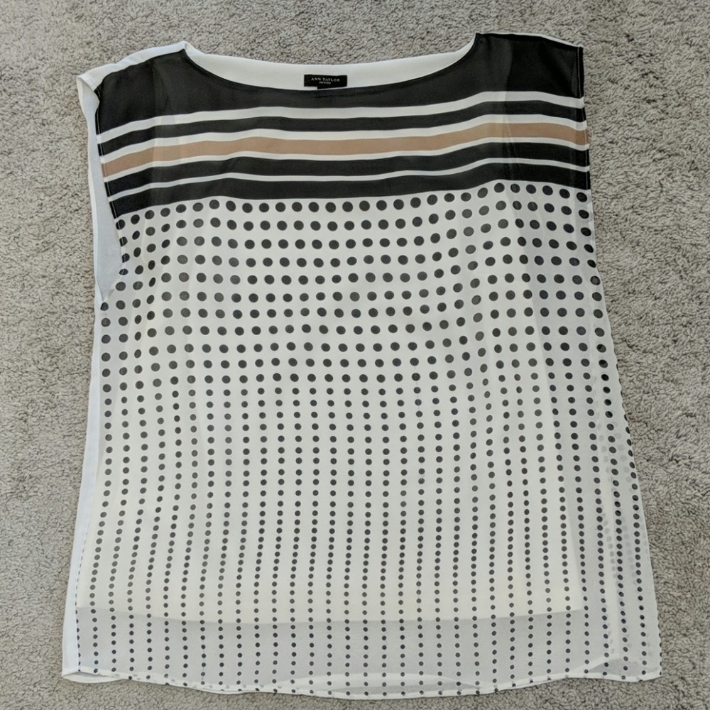 Ann Taylor sleeveless blouse